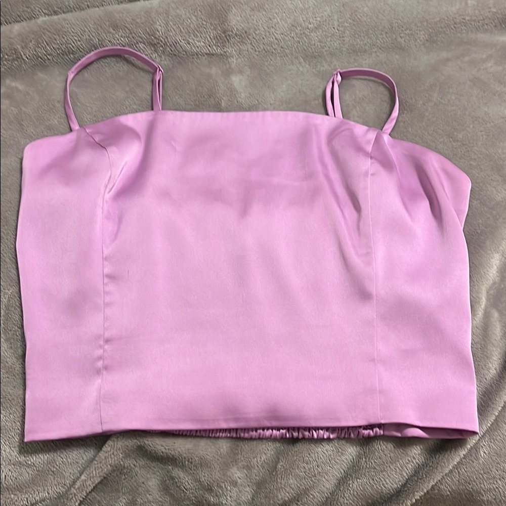 Aritzia Sunday Best Satin Tank Top
